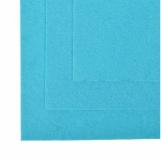 Фетр листовой мягкий IDEAL 1 мм 20х30 см FLT-S1 упаковка 10 листов цвет 615 голубой