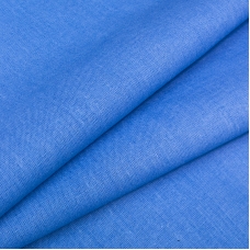 Ткань на отрез бязь Голубая гладкокрашеная 120 гр/м2 150 см