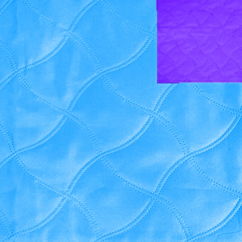 Ультрастеп 220 +/- 10 см цвет голубой-фиолетовый на отрез