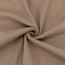 Ткань на отрез кашкорсе с лайкрой цвет светло-коричневый