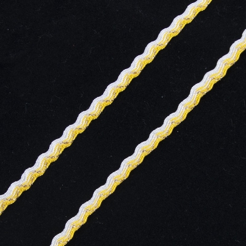 Тесьма плетеная вьюнчик (МЕТАНИТ) С-3784 г17 уп 20 м ширина 7 мм (5 мм) рис 9377 цвет 28
