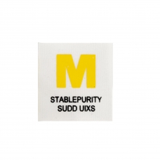 Нашивка M STABLEPURITY SUDD UIXS 4.5*4.5 см цвет белый / желтый