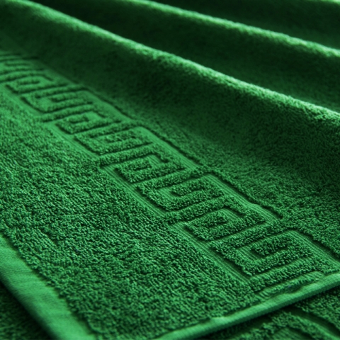 Полотенце махровое Туркменистан 100/180 см цвет Зеленый