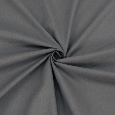 Ткань на отрез бязь гладкокрашеная ГОСТ 150 см цвет угольно-серый