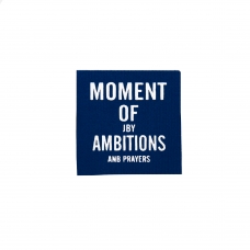 Нашивка Moment of ambitions 4,5*4,5 см цвет синий