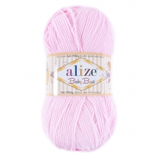 Пряжа для вязания Ализе BabyBest (90%акрил, 10%бамбук) 100гр цвет 191 светло-розовый