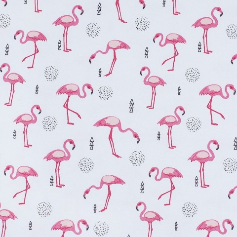 Ткань на отрез интерлок пенье Фламинго R175