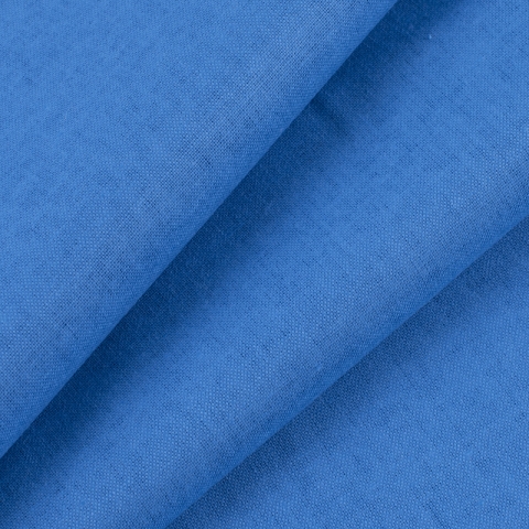 Ткань на отрез бязь ГОСТ Шуя 150 см 12460 цвет ярко-голубой 2