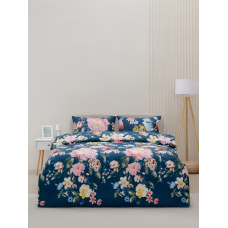 Постельное белье VT из полисатина R4061 2-х сп с евро простыней с наволочками 50/70