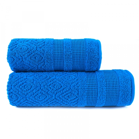 Полотенце велюровое Rombo 50/90 см цвет синий