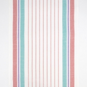 Ткань на отрез полулен полотенечный 50 см 3/50-4 Полоса цвет красно-зеленый