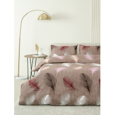 Постельное белье VT из полисатина 4236 2-х сп с евро простыней с наволочками 50/70