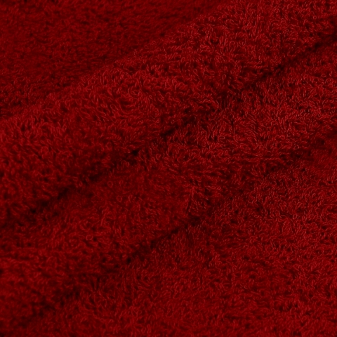 Ткань на отрез махровое полотно 150 см 390 гр/м2 цвет бордо