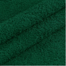 Ткань на отрез махровое полотно 150 см 390 гр/м2 цвет изумруд