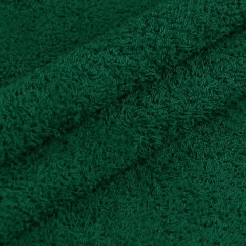 Ткань на отрез махровое полотно 150 см 390 гр/м2 цвет изумруд