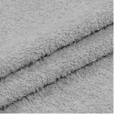 Ткань на отрез махровое полотно 150 см 350 гр/м2 цвет серый