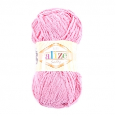 Пряжа для вязания Ализе Softy (100% микрополиэстер) 50гр/115 м цвет 265 персиковый