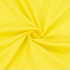 Ткань на отрез кулирка №236 цвет желтый