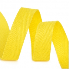 Лента киперная 15 мм хлопок 2.5 гр/см цвет F110 желтый