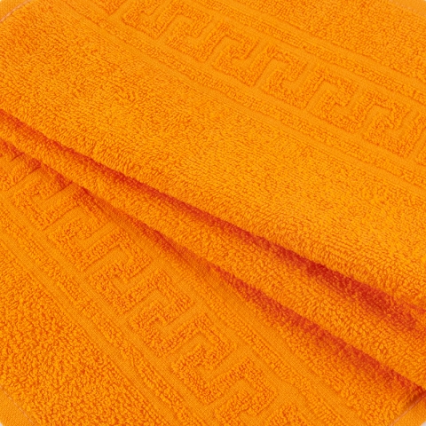 Полотенце махровое 30/50 см цвет 207 апельсиновый