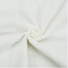 Ткань на отрез муслин гладкокрашеный 140 см цвет белый