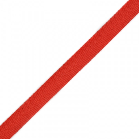 Лента киперная 10 мм хлопок 1.8 гр/см цвет 010 красный