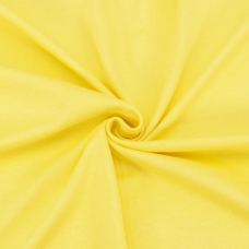 Ткань на отрез интерлок цвет светло-лимонный