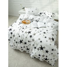 Постельное белье VT из полисатина DJL7607 2-х сп с евро простыней с наволочками 50/70