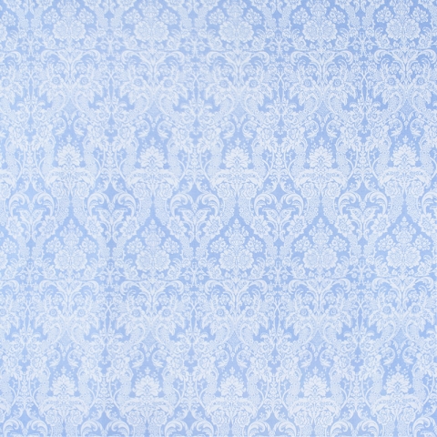 Мерный лоскут бязь плательная 150 см 402/3 Дамаск цвет голубой