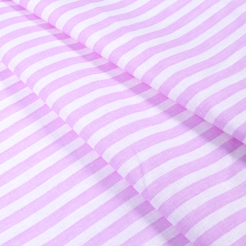 Ткань на отрез бязь плательная 150 см 1552/18А цвет розовый