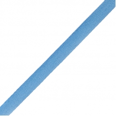 Тесьма киперная 10 мм хлопок 1,8г/см арт.08с-3495 цв.голубой