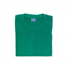 Мужская однотонная футболка цвет зеленый 54