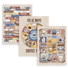 Набор вафельных полотенец 3 шт 45/60 см 35061/1 Coffee time