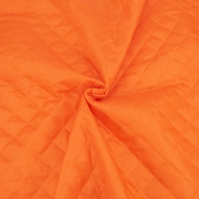 Мерный лоскут ткань стёганая таффета 190Т на синтепоне 100 гр. цвет оранжевый 1 м