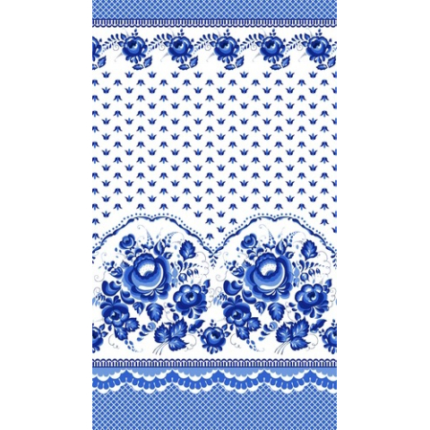 Полотенце вафельное 35/70 см 228/1 Гжель