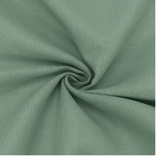 Ткань на отрез полулен 220 см 445 цвет зеленый