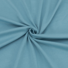 Ткань на отрез интерлок цвет голубой