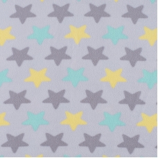 Ткань на отрез флис Звезды 40995/3 цвет салатовый