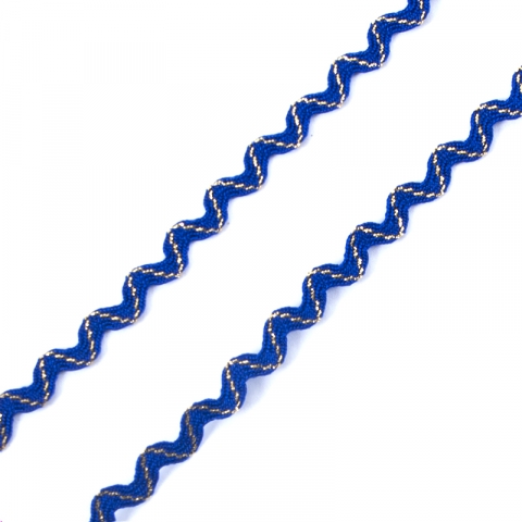 Тесьма плетеная вьюнчик С-3015 (3584) г17 уп 20 м ширина 7 мм (5 мм) рис 8528 цвет 122