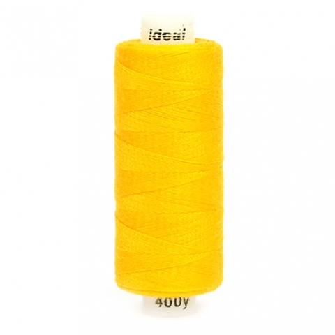 Нитки бытовые Ideal 40/2 100% п/э 138 желтый