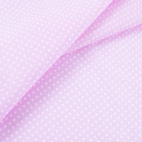 Ткань на отрез бязь плательная 150 см 1554/16 цвет бледно-розовый