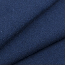 Мерный лоскут футер петля с лайкрой Темно-синий 0.4 м