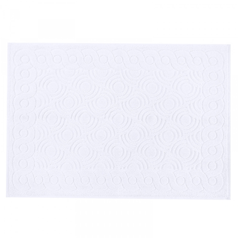 Полотенце-коврик махровое Pecorella ПЦ-103-03083 50/70 см цвет 101 белый
