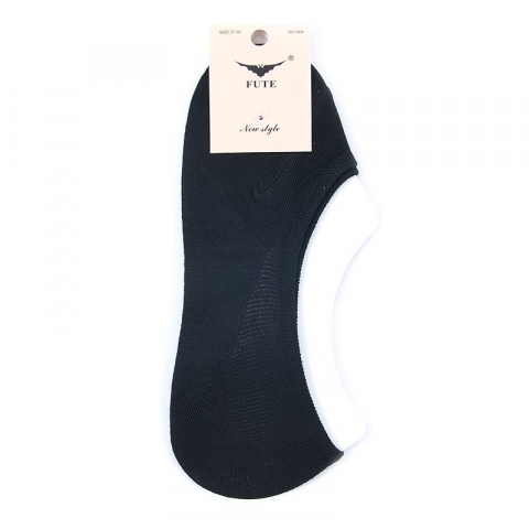 Женские носки-следки Fute 906 цвет черный размер 37-41