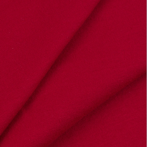 Ткань на отрез футер петля с лайкрой Tango Red 9042