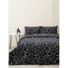 Постельное белье VT из полисатина 4239 2-х сп с евро простыней с наволочками 50х70