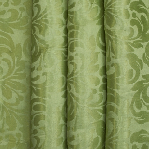 Маломеры портьерная ткань 150 см 2С391 цвет 6 зеленый 3.1 м