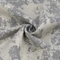 Портьерная ткань на отрез Мрамор 19 цвет серебряный