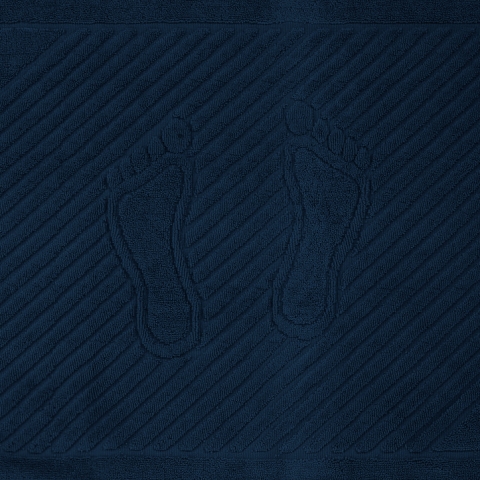 Полотенце махровое ножки 700 гр/м2 Туркменистан 50/70 см цвет темно-синий