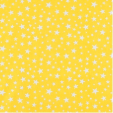 Ткань на отрез поплин 150 см 433/8 Звездочка цвет желтый